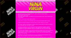 Desktop Screenshot of ninavirgin.com