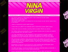 Tablet Screenshot of ninavirgin.com